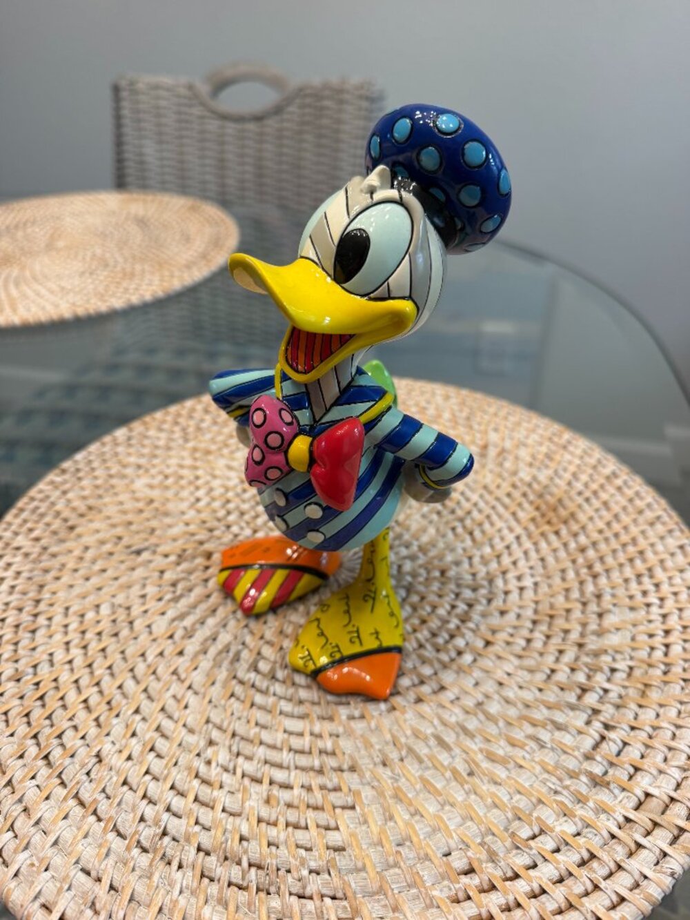 Disney Britto Donald Duck Figurine Romero Britto Enesco 7-inch - 4023844